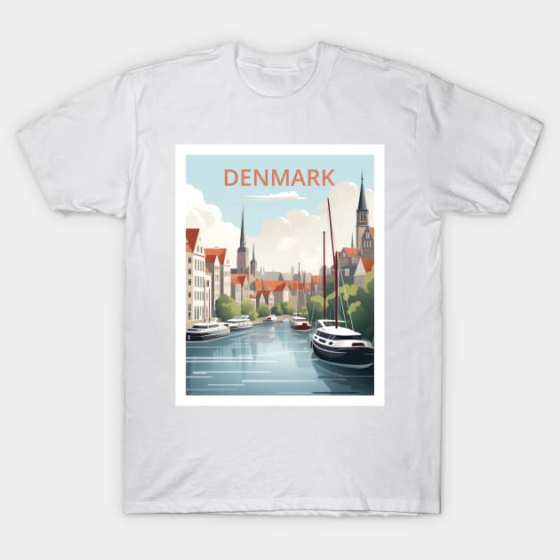 DENMARK T-Shirt by MarkedArtPrints